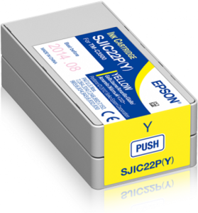 SJIC22P(Y): INK CARTRIDGE (YELLOW)