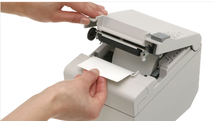 שחרור נייר שנתקע (EPSON TM-T88)
