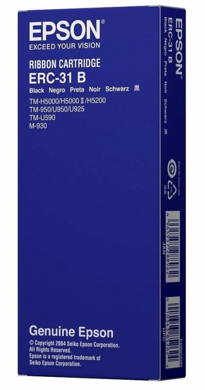 סרט דיו EPSON ERC-31B