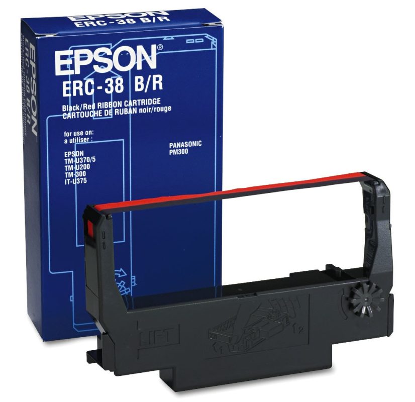 סרט דיו EPSON ERC-38B/R