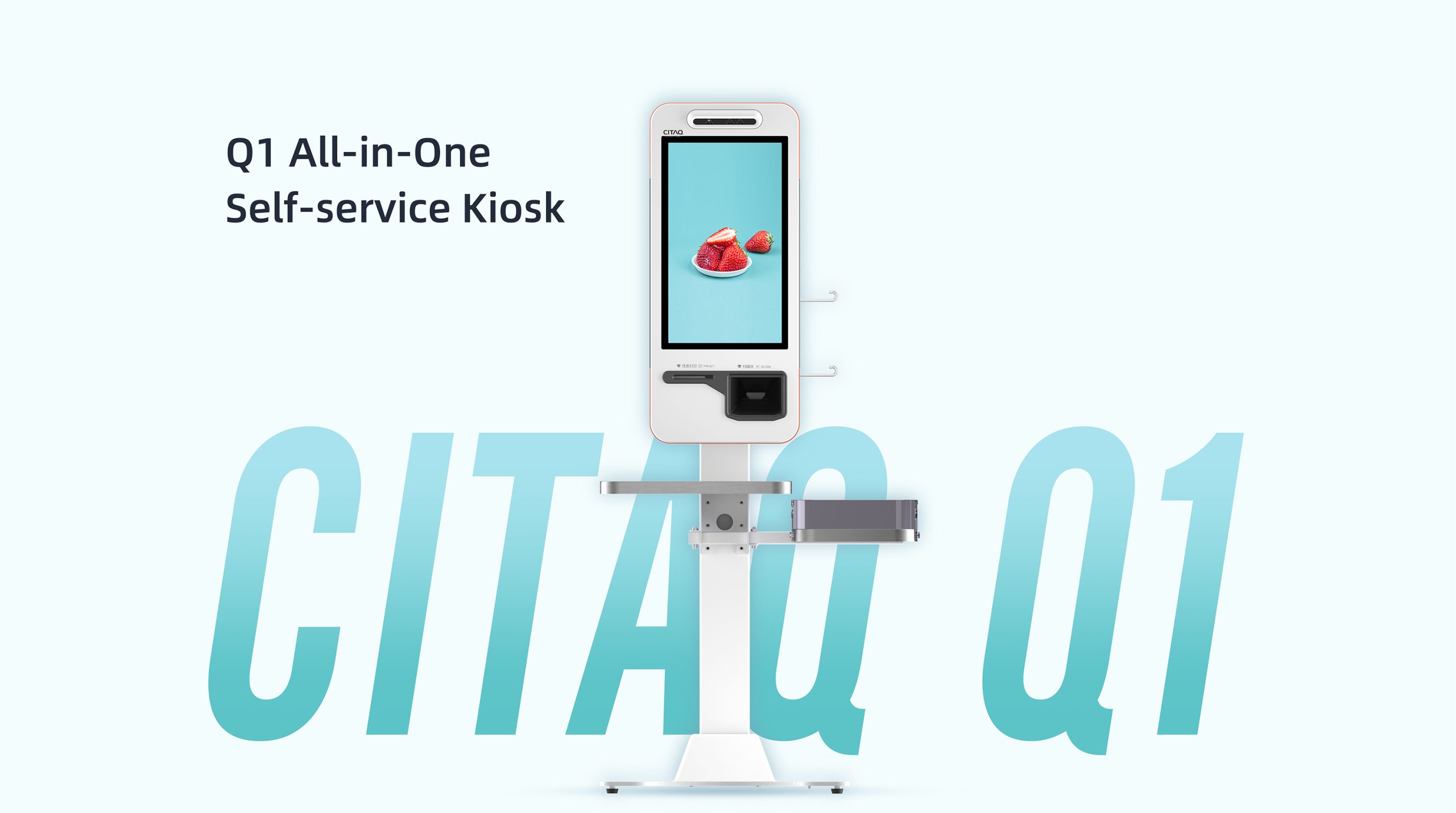 CITAQ Q1 קיוסק שירות עצמי מסך 21.5 אינץ