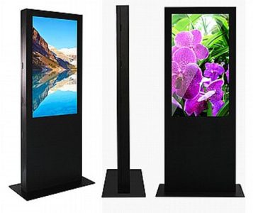 עמדת תצוגה דו צדדית